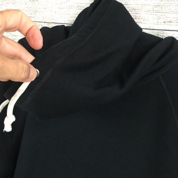 Champion Funnel Neck Pullover Kangaroo Pocket Black - Picture 2 of 8